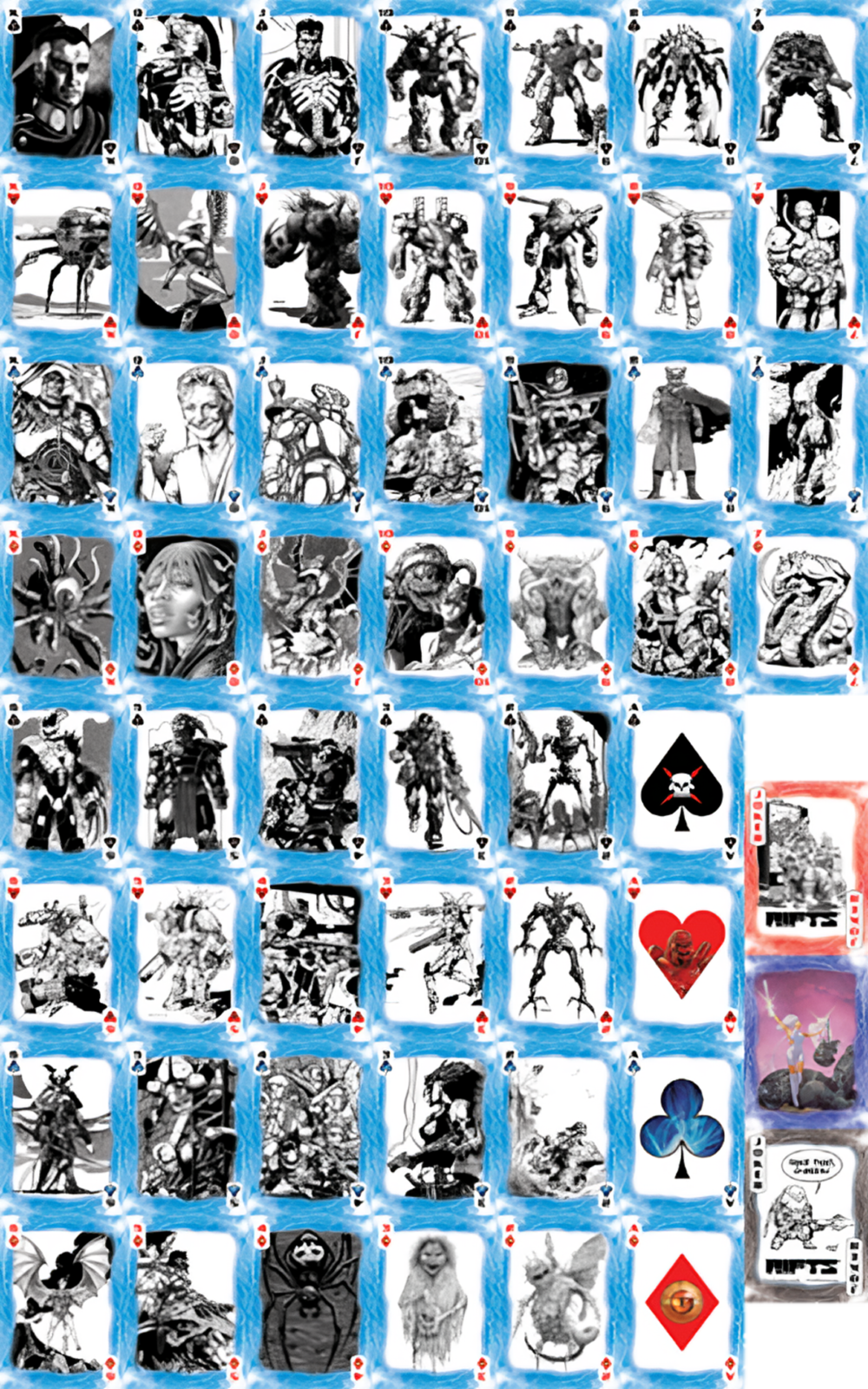 Examples of Rifts Playing Cards