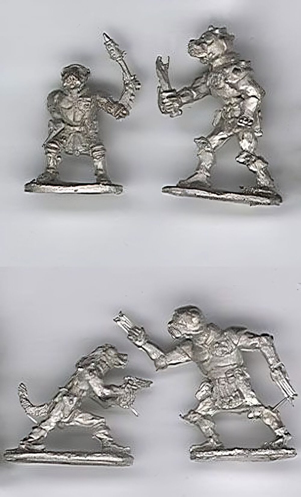 Coalition Dog-Pack pewter Miniature Pack