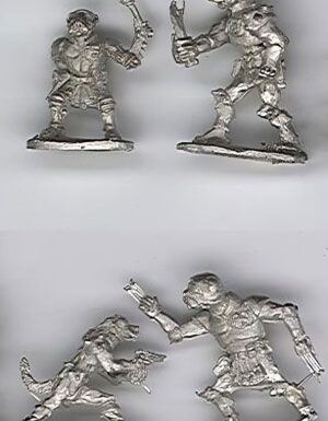 Coalition Dog-Pack pewter Miniature Pack