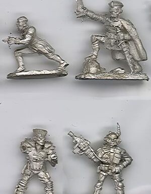 Cyber Adventurers pewter Miniature Pack