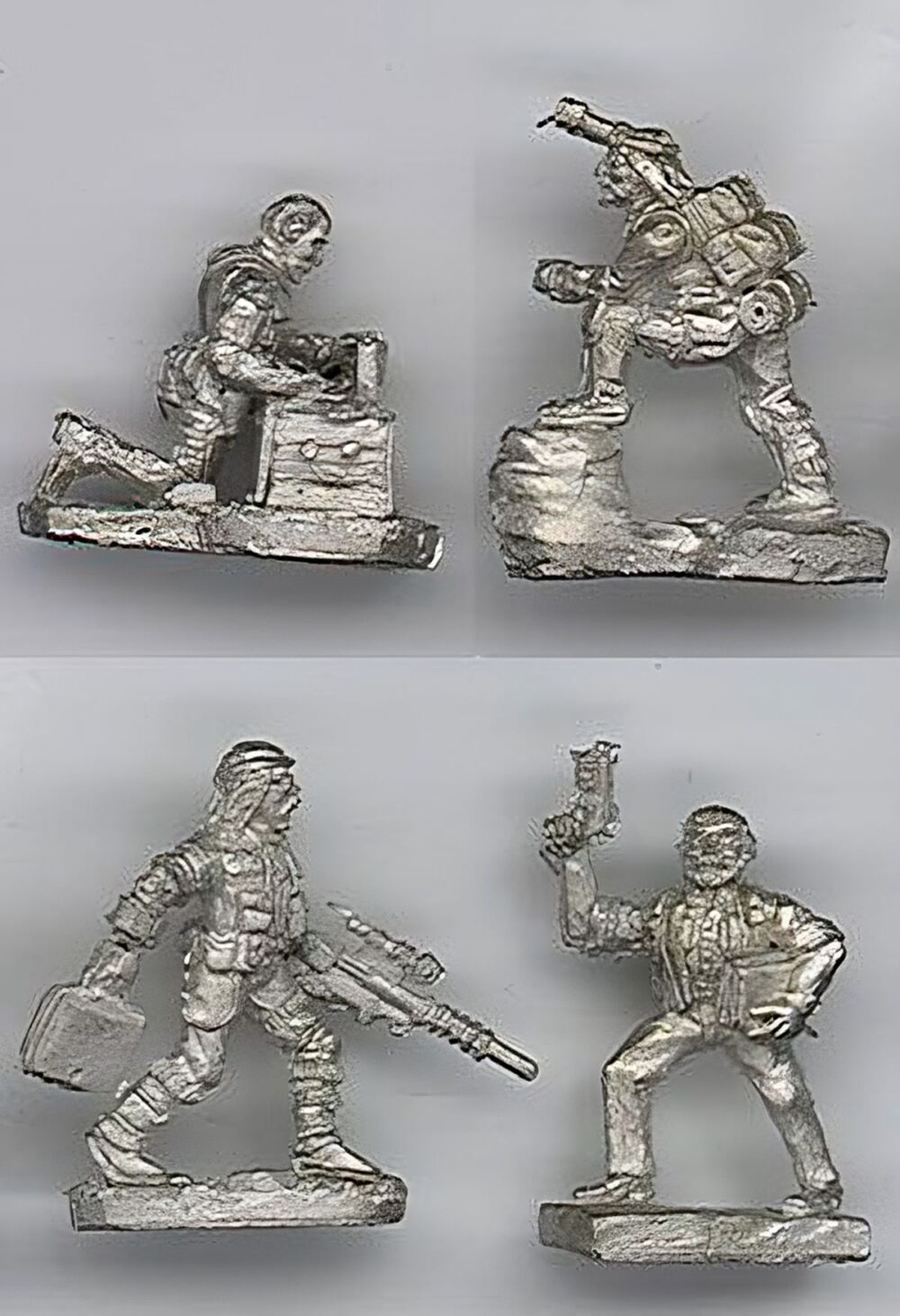 Rogues and Scout pewter Miniature Pack