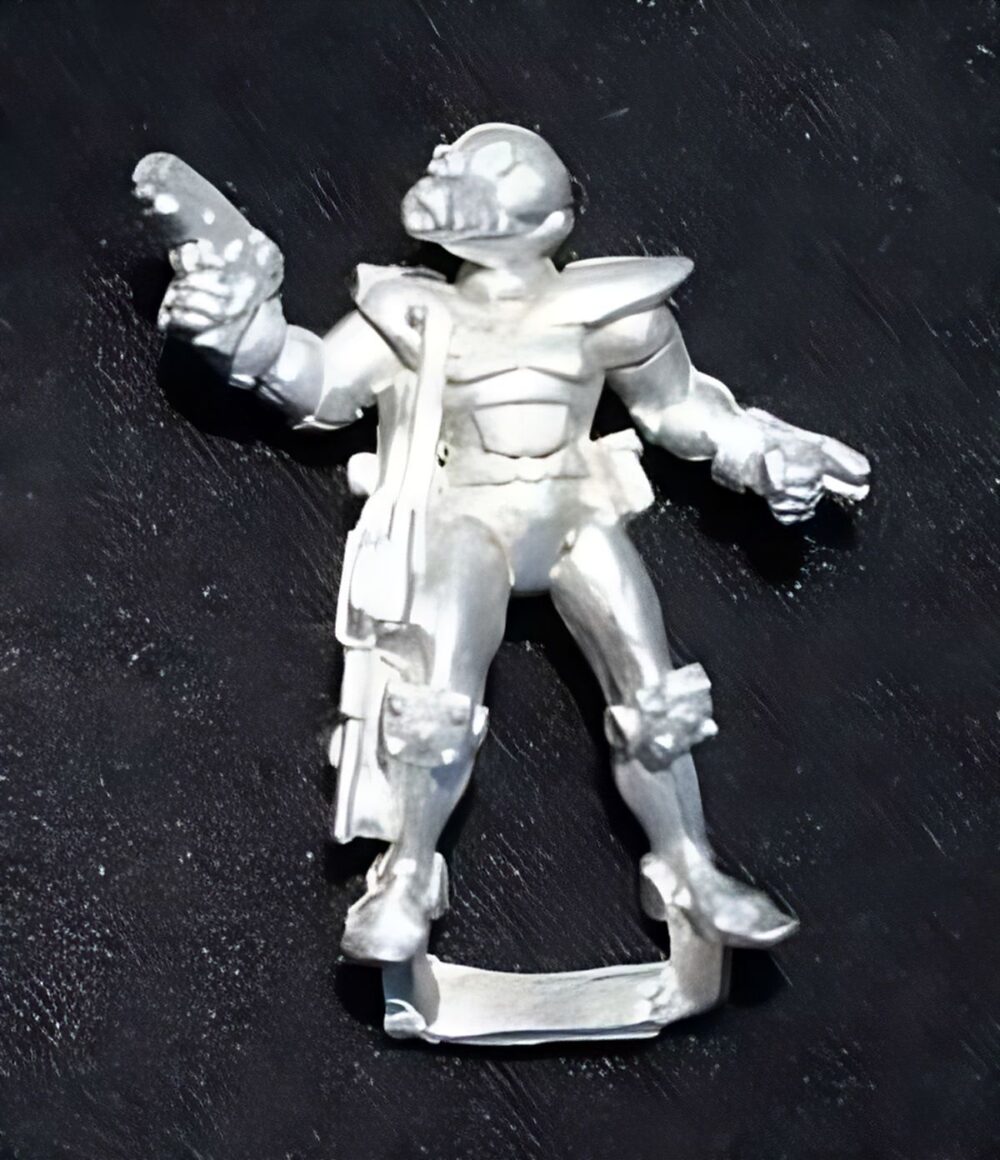 Coalition Dog Boy in DPM D1 Armor pewter Miniature