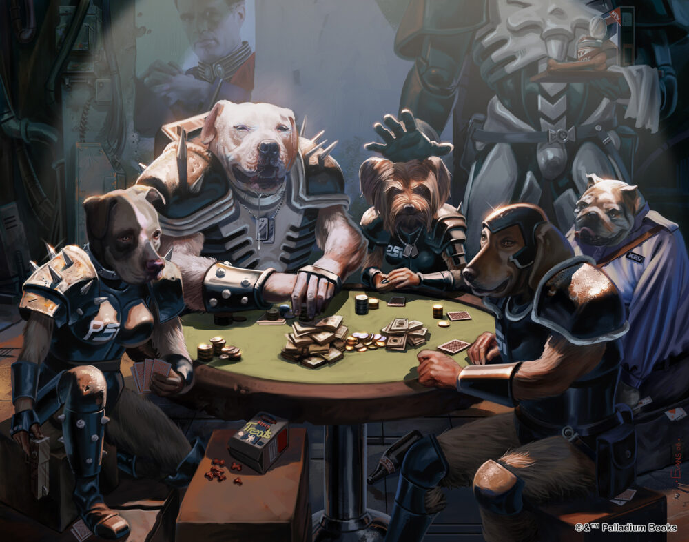 Rifts Dog boys playing Poker