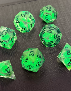 TMNT&OS Mutagen Green Dice Set